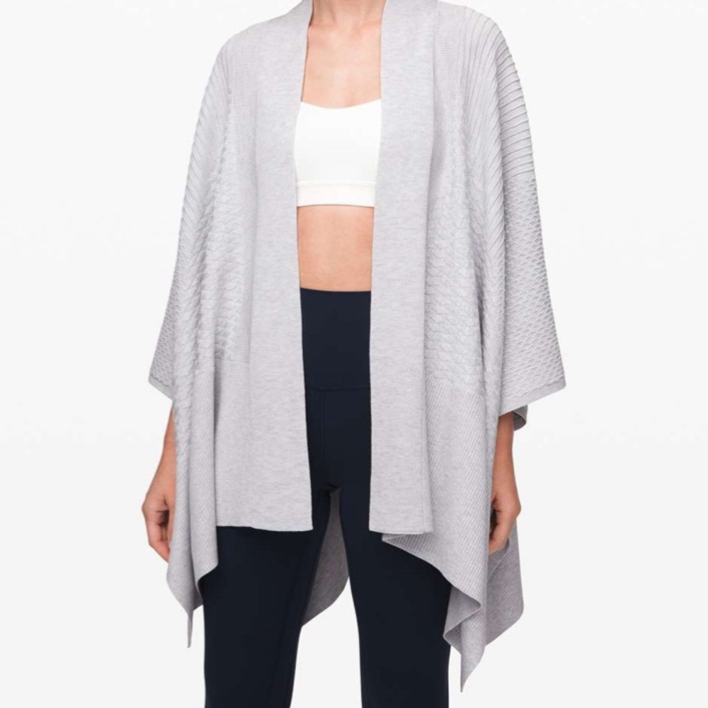 🩶 Lululemon Dream Weaver Wrap Heathered Core Ultra Light Grey 🩶
